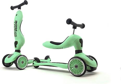 Scoot & Ride Unisex – Baby Highway Kick 1-Scoot & Ride 2 in 1 Kickboard con seduta (Kiwi) 1, 57,5 x 17,5 x 26,5 cm - 3