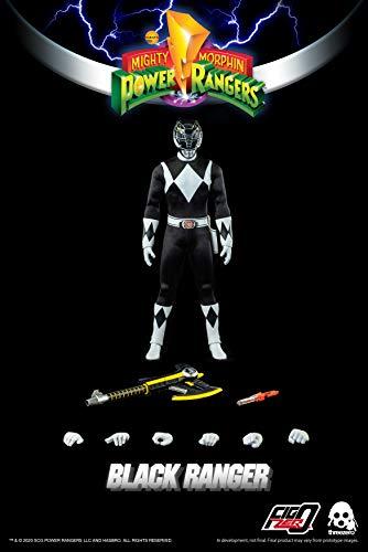 THREEZERO - Mighty Morphin Power Rangers Black Ranger 1/6 Scale ActionFigure (Net) - 2