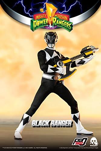 THREEZERO - Mighty Morphin Power Rangers Black Ranger 1/6 Scale ActionFigure (Net) - 4