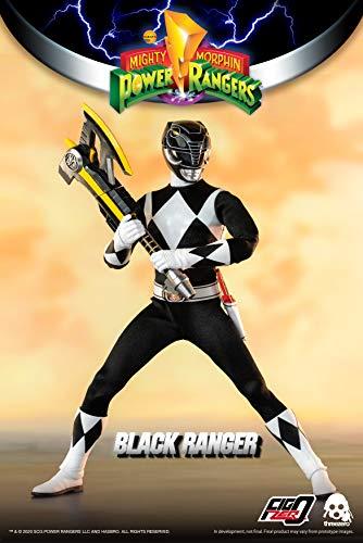 THREEZERO - Mighty Morphin Power Rangers Black Ranger 1/6 Scale ActionFigure (Net) - 5
