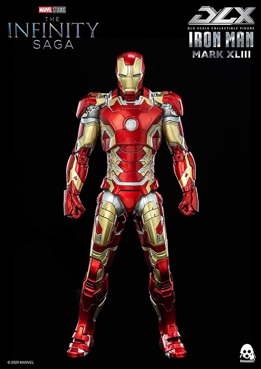 Infinity Saga Iron Man Mark 43 Af Action Figura Threezero - Threezero - TV  & Movies - Giocattoli | IBS