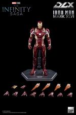 Infinity Saga Dlx Action Figura 1/12 Iron Man Mark 46 17 Cm Threezero