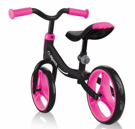 Bicicletta Pedagogica 10" Senza Pedali Go Bike Nero E Rosa - 3