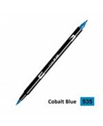 Tombow Confezione Pz 6 Pennarello Dual Brush 535-Cobalt Blue
