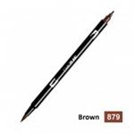 Tombow Confezione Pz 6 Pennarello Dual Brush 879-Brown