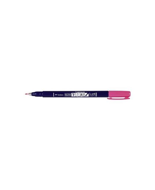 Tombow Marker Calligrafico Fudenosuke Colorato 22-Rosa