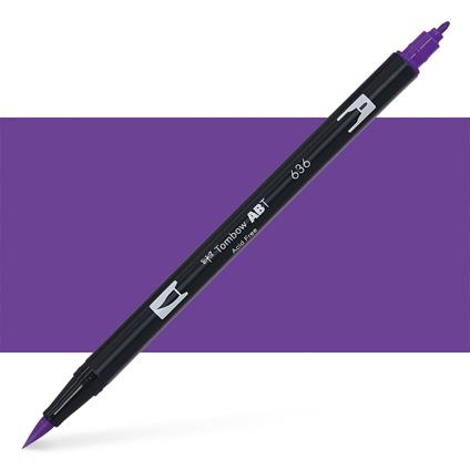 Pennarello Tombow Dual Brush Imperial Purple 636