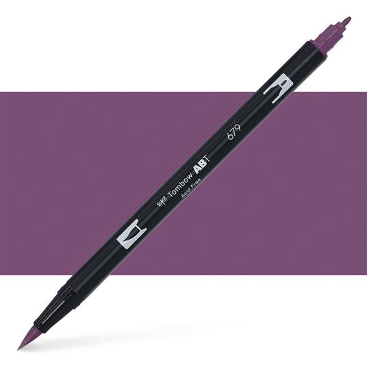 Pennarello Tombow Dual Brush Dark Plum 679