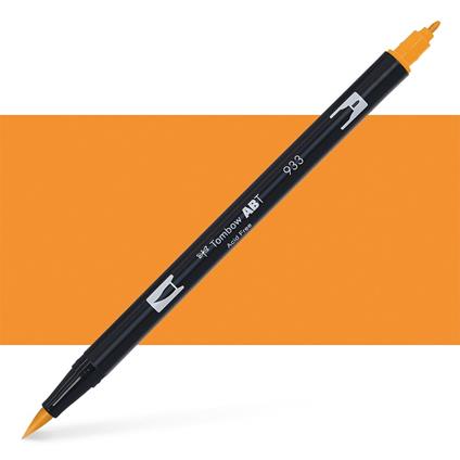 Pennarello Tombow Dual Brush Orange 933