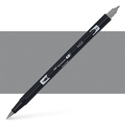 Pennarello Tombow Dual Brush Cool Gray 7 N55