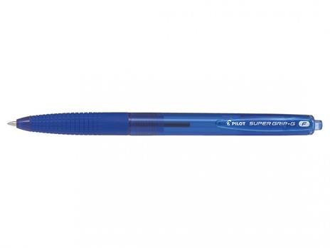 Penna a sfera Nykor Pilot Supergrip-G A Scatto Punta F Blu