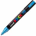 Marker Uni Posca Pc5m Blu Metal