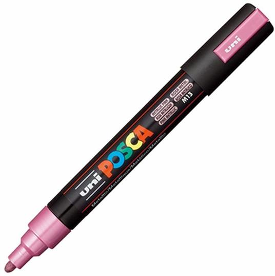 Marker Uni Posca Pc5m Rosa Metal