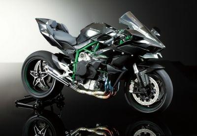 Tamiya Kawasaki Ninja H2R Kit di Montaggio Motocicletta 1:12 - 5