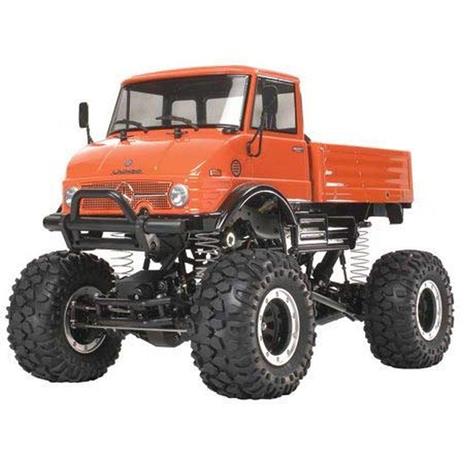 Tamiya 300058414 - Modellino Fuoristrada MB Unimog 406 Serie U900 CR2, con Motore Elettrico, radiocomandato, in Scala 1:10