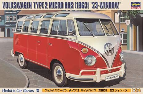 Volkswagen VW Type 2 Microbus 1963 "23 Windows" Plastic Kit :124 Model HGHC10 - 2