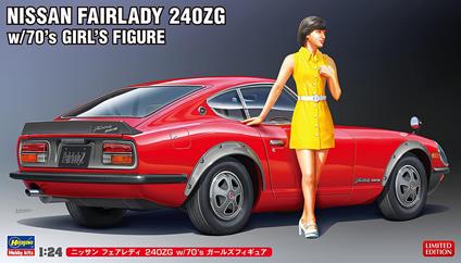 1/24 Nissan Fairlady 240zg W/70 Girl Figure (Hassp539) (HA52339)