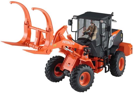 Hitachi Wheel Loader Zw100-6 Log Grapple Scala 1/35 (HA66105)