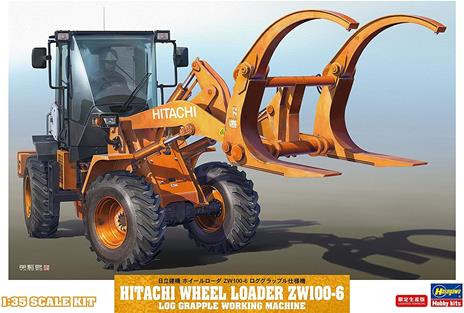 Hitachi Wheel Loader Zw100-6 Log Grapple Scala 1/35 (HA66105) - 5