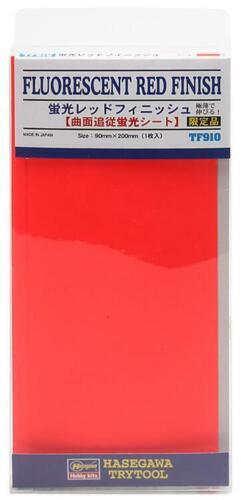 Pellicola Adesiva, 90 x 200 mm, Rosso Fluorescente