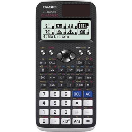 Casio FX-991DE X calcolatrice Desktop Calcolatrice scientifica Nero