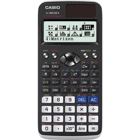 Casio FX-991DE X calcolatrice Desktop Calcolatrice scientifica Nero - Casio  - Cartoleria e scuola