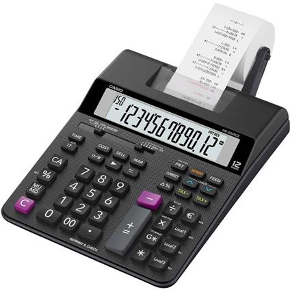 Casio HR-200RCE calcolatrice Scrivania Calcolatrice con stampa Nero