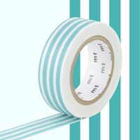 Nastro adesivo decorativo con bastoncini blu e rosa - 1,5 cm x 7 m -  Masking Tape - Cartoleria e scuola