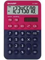 Sharp EL-760R calcolatrice Scrivania Calcolatrice finanziaria Blu, Rosso