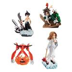 Shaman King Petitrama Series Trading Figura 8 Cm Over Soul Assortment (4) Megahouse