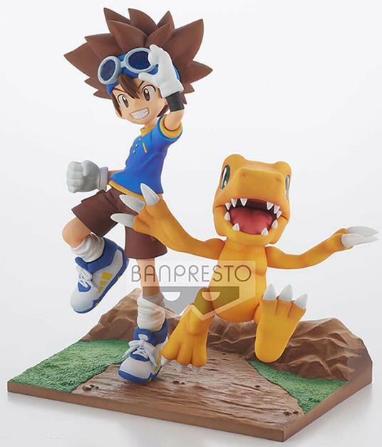 Digimon Adventure Adventure Archives Taichi E Agumon Figura 15cm Banpresto