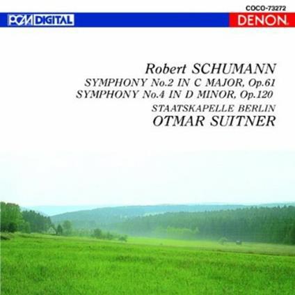 Sinfonie n.2, n.4 (Japanese Edition) - CD Audio di Robert Schumann,Otmar Suitner