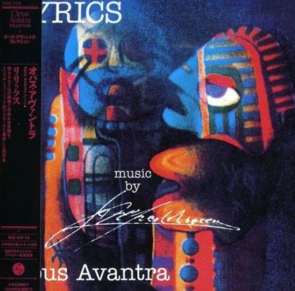 Lyrics (Japanese Limited Remastered) - CD Audio di Opus Avantra