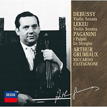 Violin Sonatas - CD Audio di Claude Debussy,Guillaume Lekeu,Arthur Grumiaux