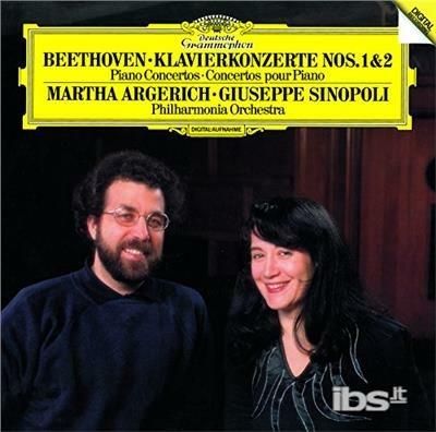 Concerti per pianoforte n.1, n.2 (Japanese Edition) - CD Audio di Ludwig van Beethoven,Martha Argerich,Giuseppe Sinopoli,Philharmonia Orchestra