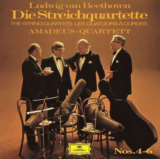 Die Streichquartette Nr. 4-6 - CD Audio di Ludwig van Beethoven,Amadeus Quartet