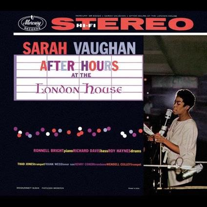 After Hours At The London House (Shm-Cd) - SHM-CD di Sarah Vaughan