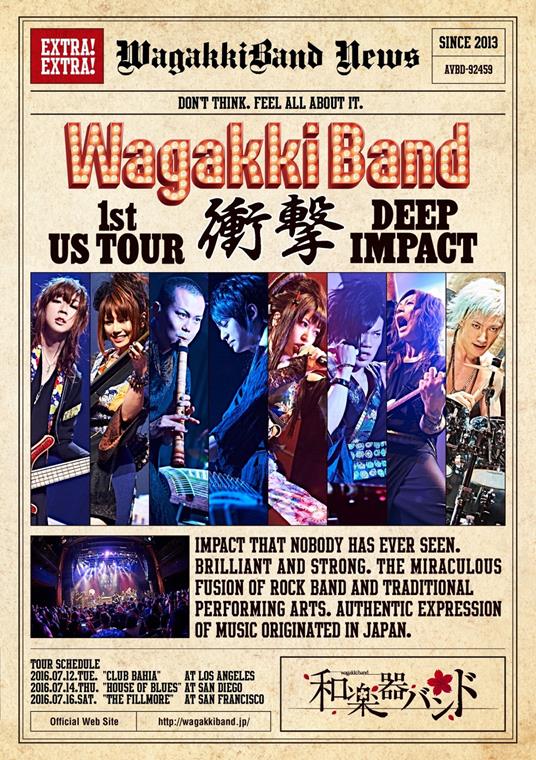 1St Us Tour Shougeki -Deep Impact Ep Impact (DVD) - DVD di WagakkiBand