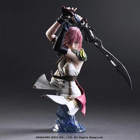 Action figure Final Fantasy Ff 13 Lightining Static Arts Bust Cm 17 - 2