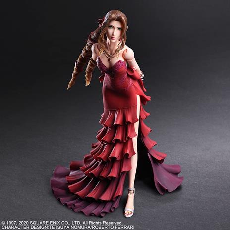 Final Fantasy Vii Remake Play Arts Kai Action Figura Aerith Gainsborough Dress Ver. 25 Cm Square-enix - 3