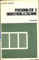 Personalità e industrializzazione - Luciano Gallino - 16