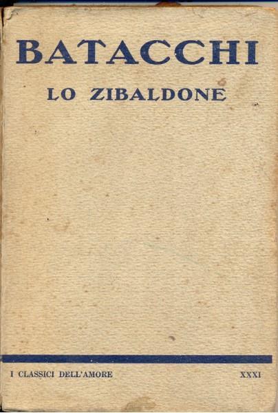 Lo zibaldone - Domenico Batacchi - copertina