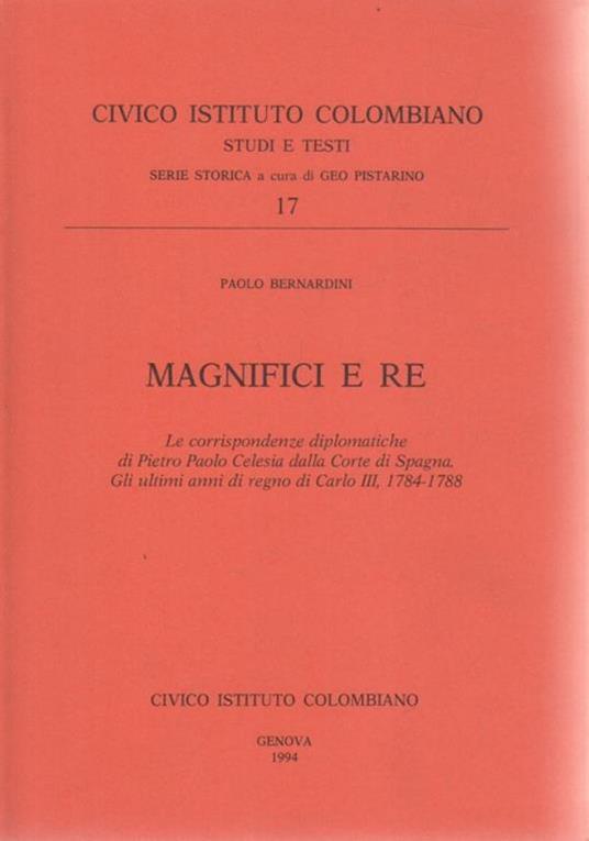 Magnifici e re - Paolo Bernardini - copertina