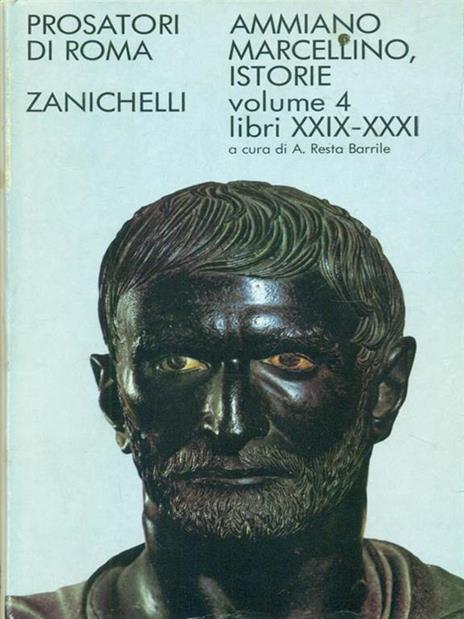 Istorie vol. 4 - Libri XXIX-XXXI - Marcellino Ammiano - copertina