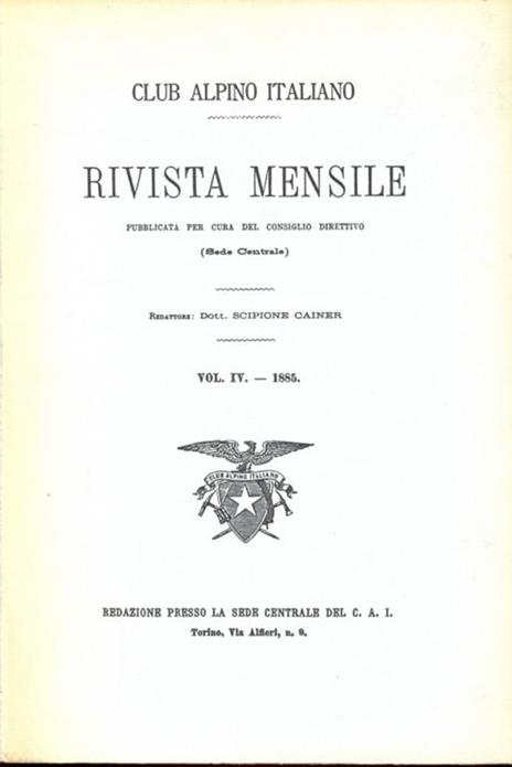 Rivista mensile - Scipione Cainer - 2