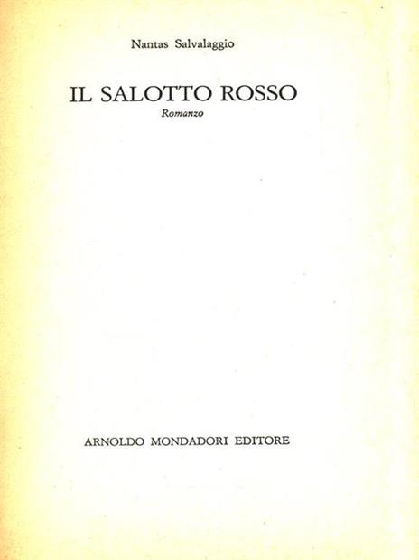 Il salotto rosso - Nantas Salvalaggio - 4