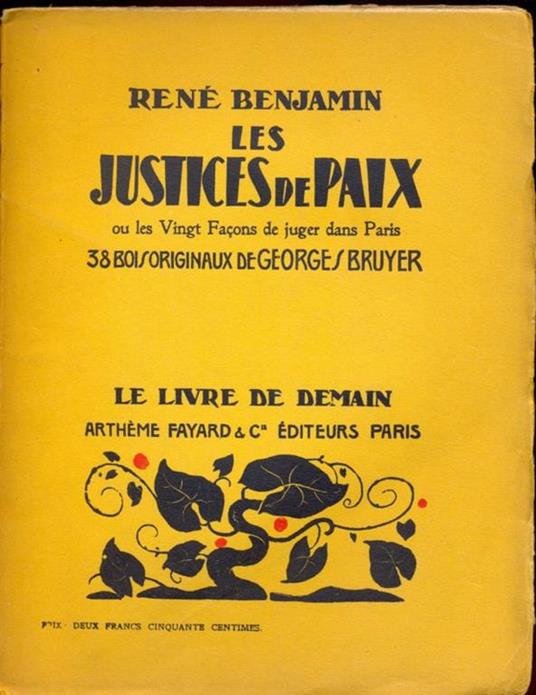 Les justices de paix - Rene Benjamin - copertina