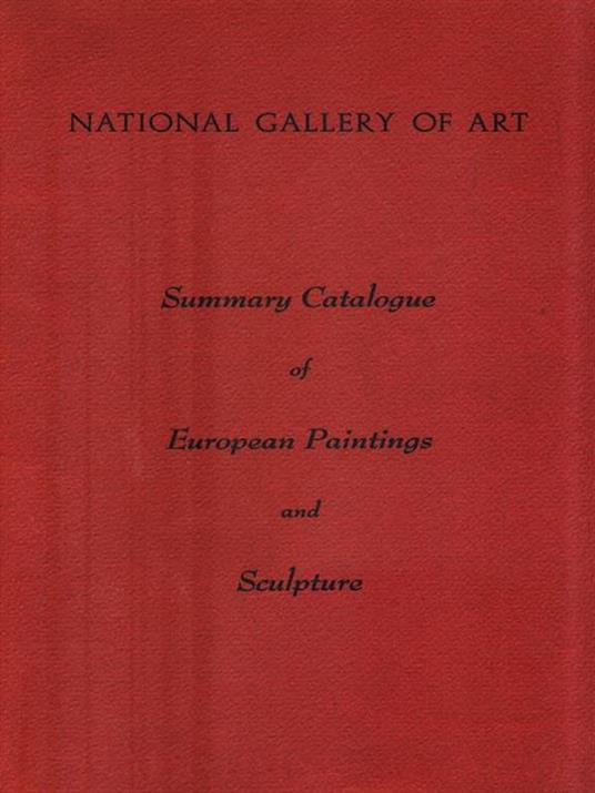 Summary catalogue of European Painting and Sculpture - 5