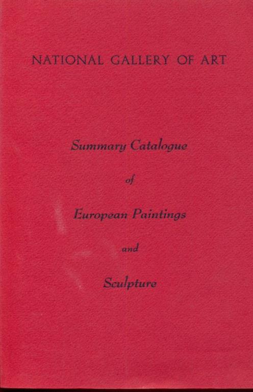 Summary catalogue of European Painting and Sculpture - 3