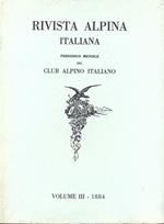 Rivista alpina italiana. Volume III1883